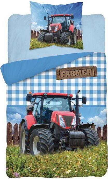 DETEXPOL Povlečení Traktor Farmer  Bavlna, 140/200, 70/80 cm - obrázek 1