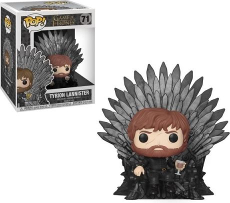 Funko POP Deluxe: Game of Thrones S10 - Tyrion Sitting on Iron Throne - obrázek 1