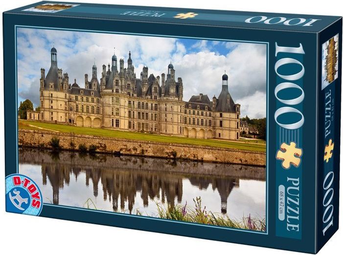 D-Toys Puzzle Zámek Chambord, Francie 1000 dílků - obrázek 1