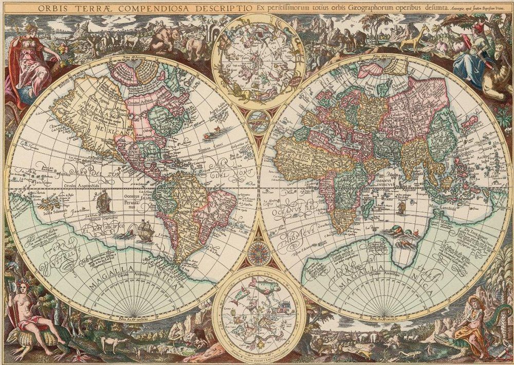 Art puzzle Puzzle Mapa světa 260 dílků - obrázek 1