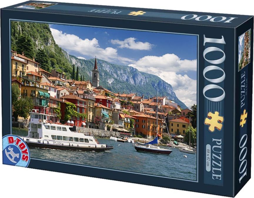 D-Toys Puzzle Přístav Como, Itálie 1000 dílků - obrázek 1