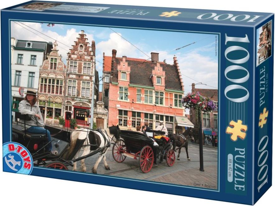 D-Toys Puzzle Gent, Belgie 1000 dílků - obrázek 1