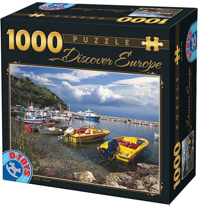 D-Toys Puzzle Korfu, Řecko 1000 dílků - obrázek 1
