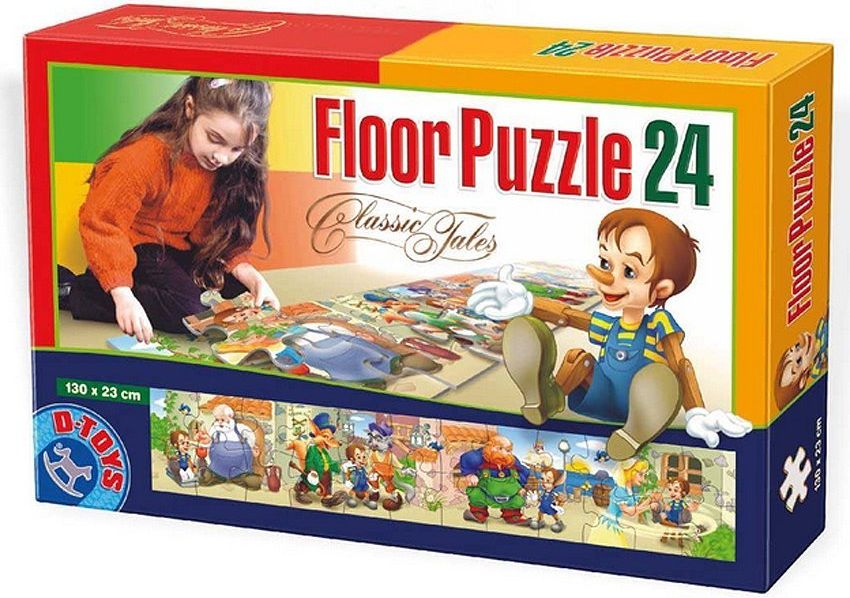 D-Toys Puzzle Pinocchio MAXI 24 dílků - obrázek 1