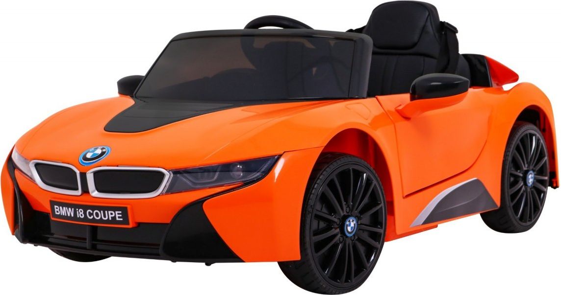 Elektrické autíčko BMW I8 LIFT - oranžové - obrázek 1