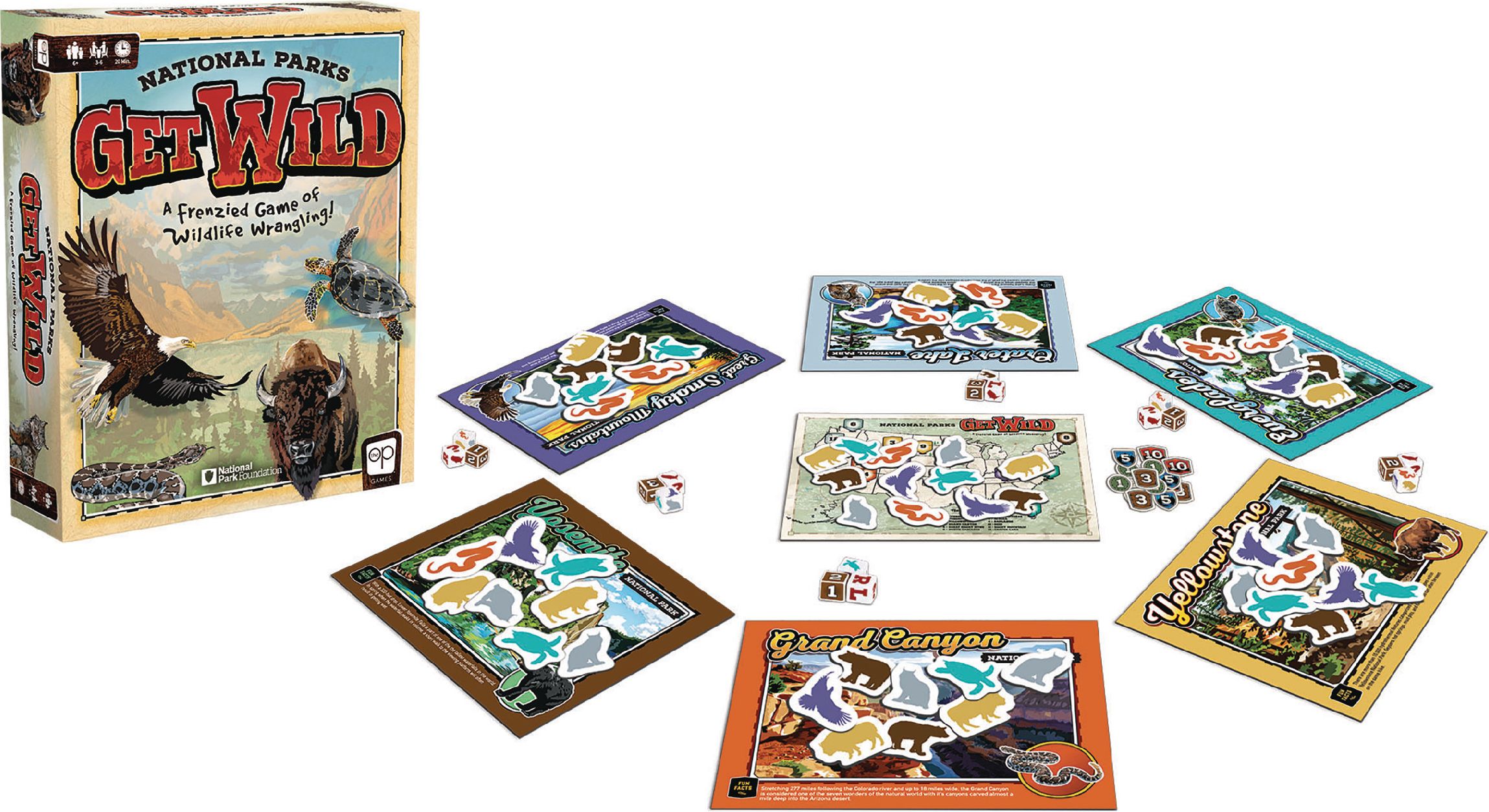 USAopoly National Parks Get Wild - obrázek 2