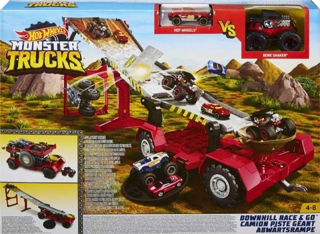 Hot Wheels MONSTER TRUCKS ZÁVOD Z KOPCE 2V1 - obrázek 1