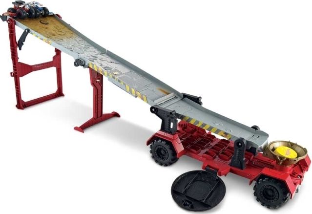 Hot Wheels MONSTER TRUCKS ZÁVOD Z KOPCE 2V1 - obrázek 3