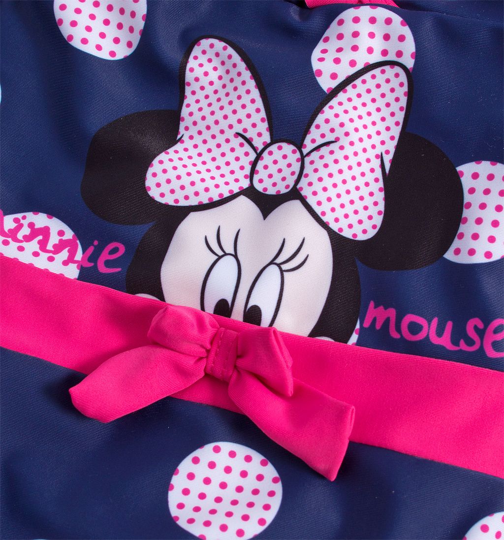 Dívčí plavky vcelku DISNEY MINNIE PUNTÍKY modré Velikost: 98 - obrázek 3