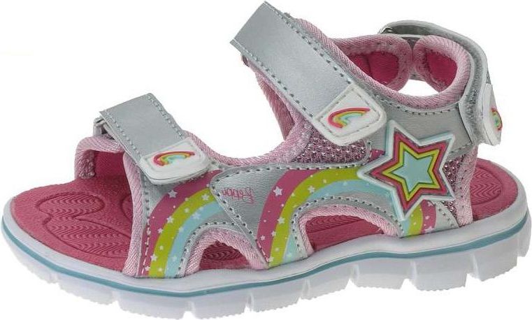 Beppi dívčí sandály 2177140 22 stříbrná/růžová - obrázek 1
