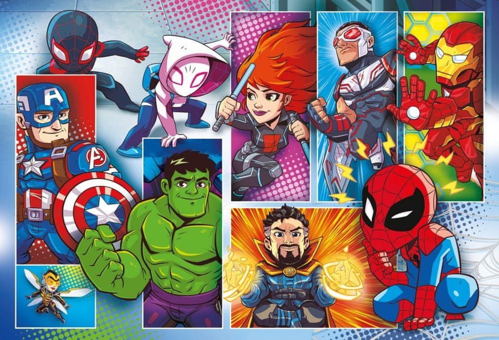 Clementoni Puzzle Avengers: Animovaní hrdinové MAXI 24 dílků - obrázek 1