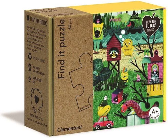 Clementoni Puzzle s hledáním obrázků Podzim 60 dílků - obrázek 1