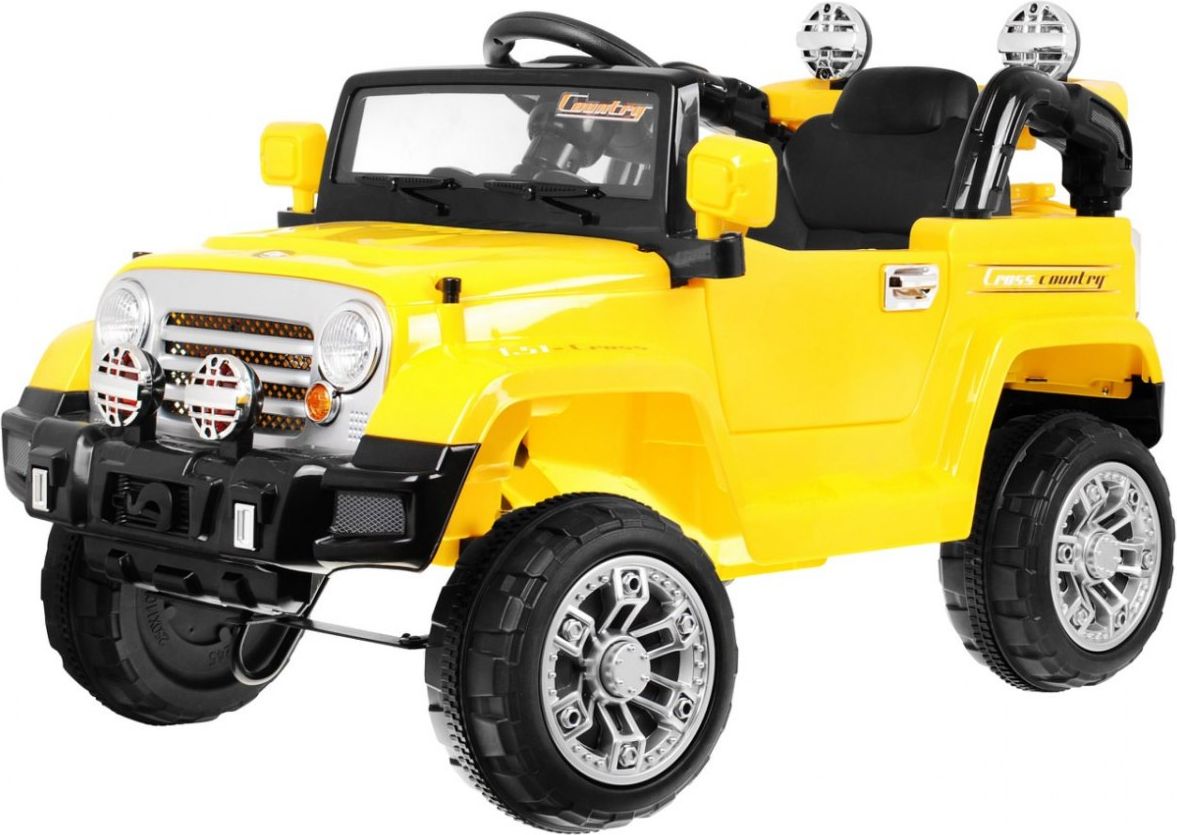 Mamido  Elektrické autíčko Jeep žluté - obrázek 1