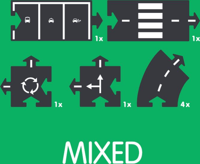 WAYTOPLAY rozšíření silnice Mixed Extension Set 8 kusů - obrázek 4