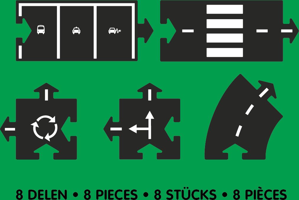 WAYTOPLAY rozšíření silnice Mixed Extension Set 8 kusů - obrázek 1