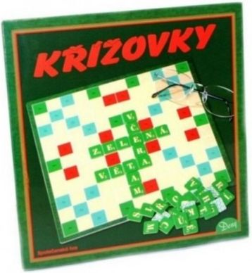 Křížovky společenská hra v krabici 22x23x2 cm SK verze - obrázek 1