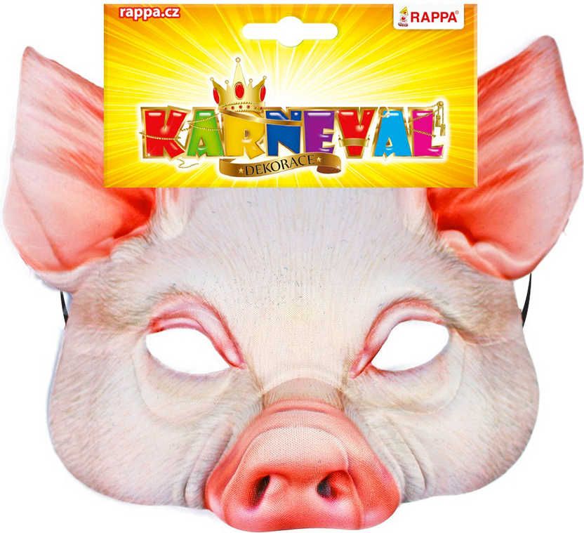 KARNEVAL Maska prasátko dětská škraboška *KARNEVALOVÝ DOPLNĚK* - obrázek 2