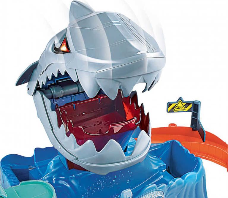 MATTEL HOT WHEELS City color shifters robo žralok set akční dráha s autíčkem plast - obrázek 3