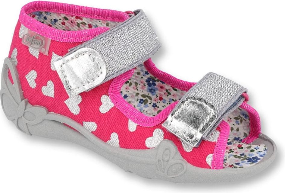 Befado Dívčí sandálky Papi 242P104 18 růžová - obrázek 1