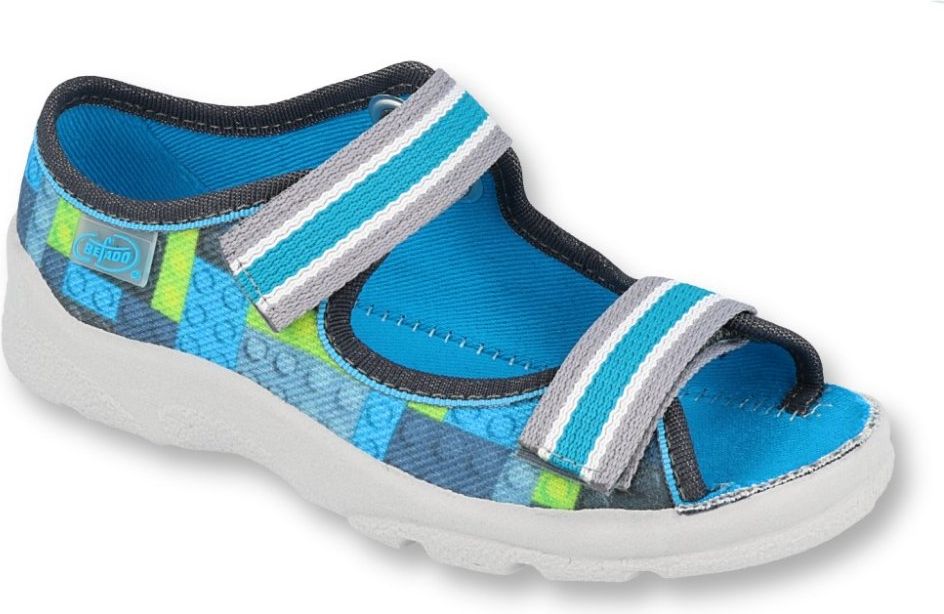 Befado Chlapecké sandálky Max 969X152 25 modrá - obrázek 1