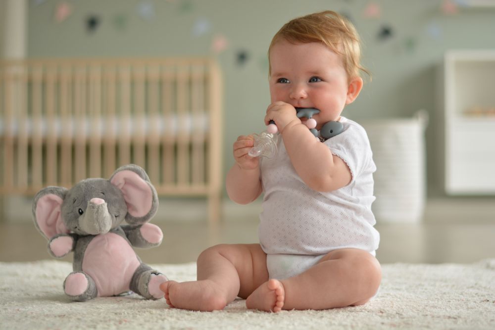 Můj první slon - plyšák My Teddy My first elephant Šedá 2020 - obrázek 2