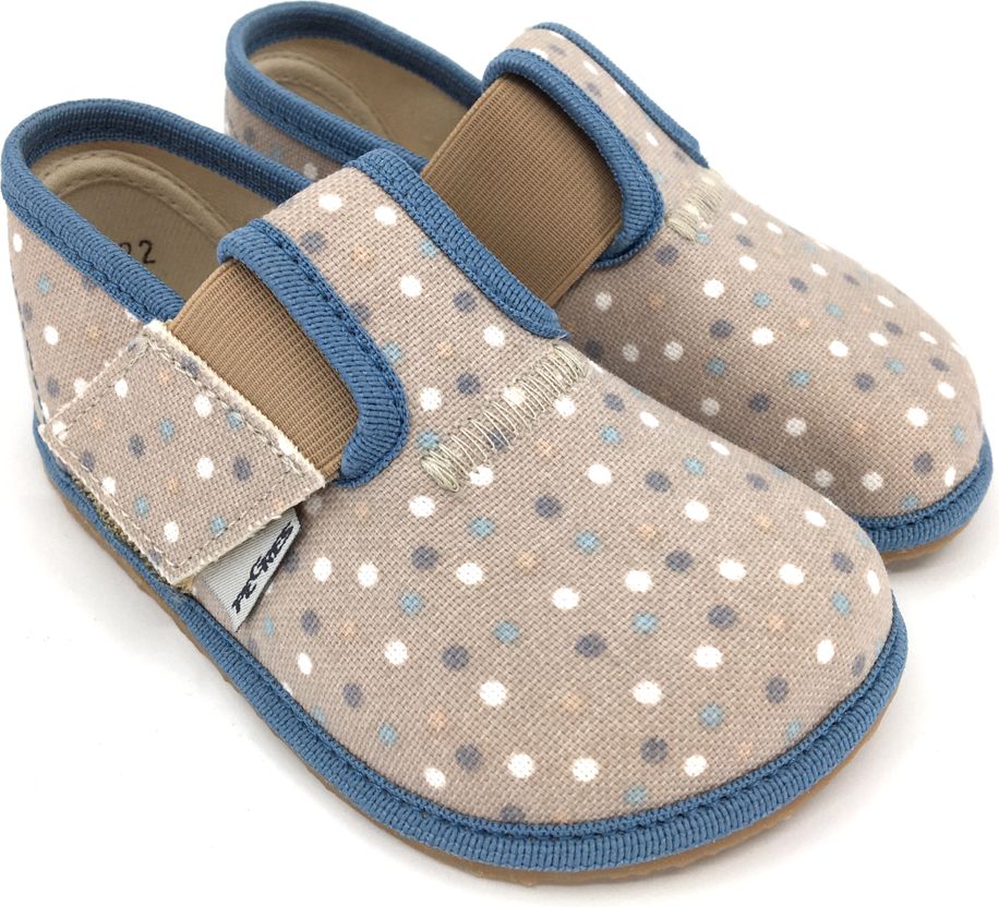 Barefoot papuče Pegres BF01 béžové Velikost: 20 - obrázek 4