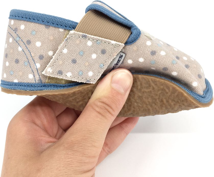 Barefoot papuče Pegres BF01 béžové Velikost: 20 - obrázek 10