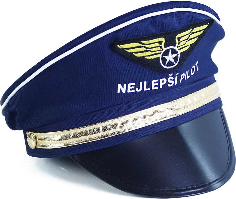 KARNEVAL Čepice nejlepší pilot dospělá *KARNEVALOVÝ DOPLNĚK* - obrázek 1