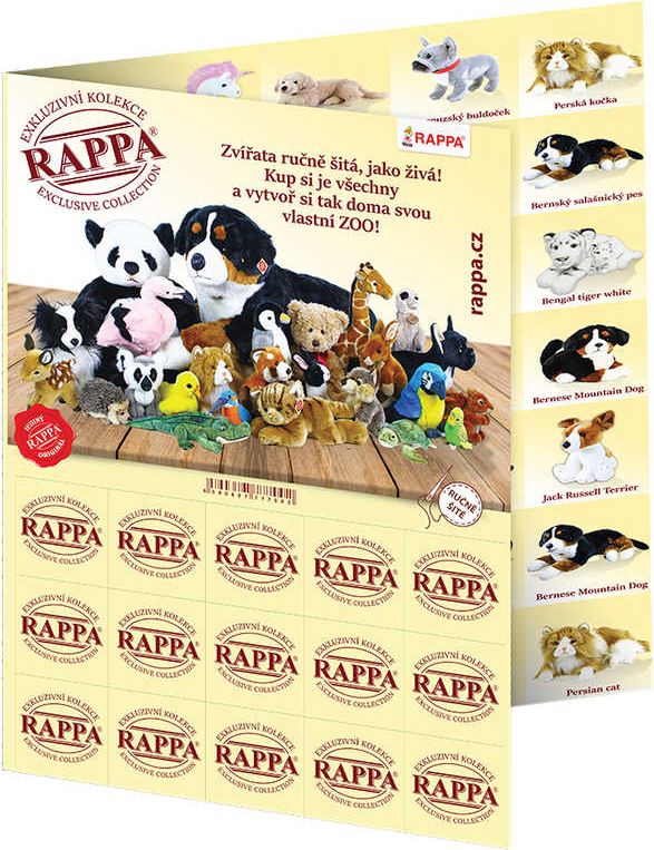 Hra Pexeso plyšáci Rappa exkluzivní plyš 25 dvojic *SPOLEČENSKÉ HRY* - obrázek 1