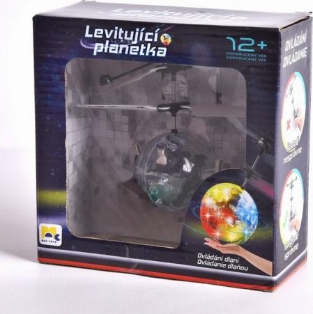 MAC TOYS Levitující planetka koule magická vrtulníková ovládání dlaní LED Světlo - obrázek 1