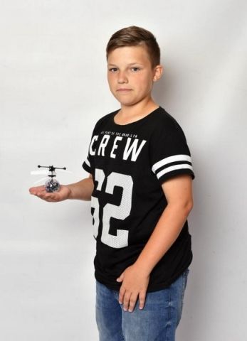 MAC TOYS Levitující planetka koule magická vrtulníková ovládání dlaní LED Světlo - obrázek 8