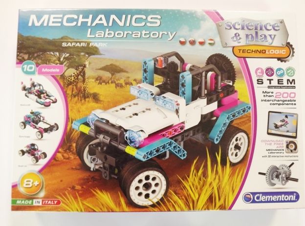 Mechanická laboratoř - Safari park, 10 modelů, 200 dílků - obrázek 1