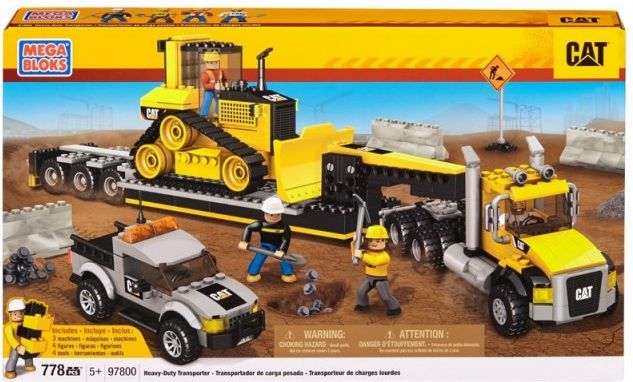 Mega Bloks - CAT - Stavební stroje s tahačem - obrázek 3