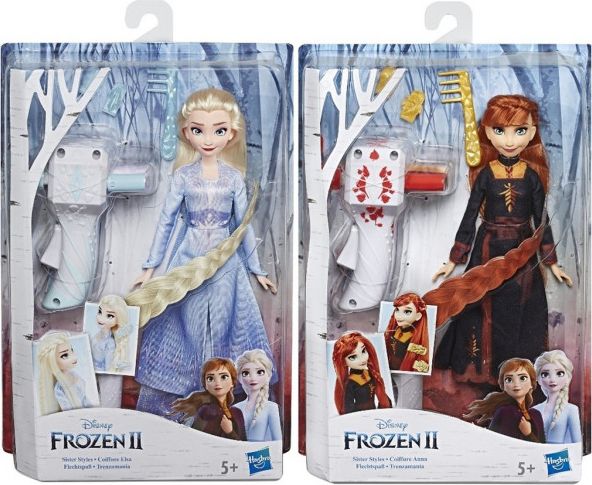 Hasbro Frozen Frozen 2 Panenka Elsa/Anna se zaplétačem vlasů - obrázek 1