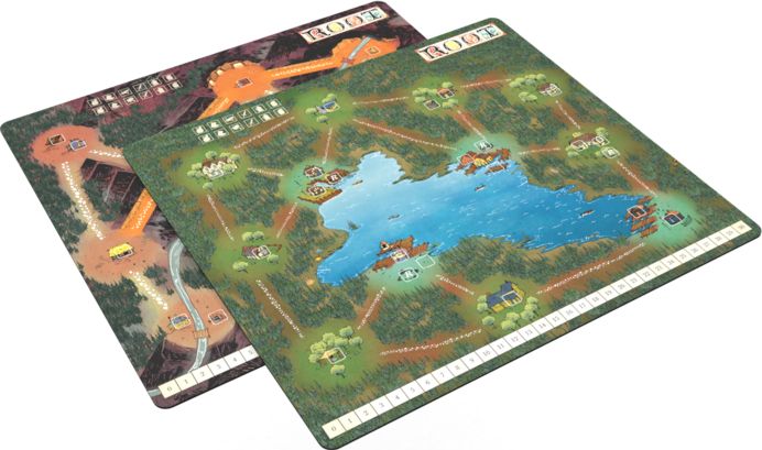 Leder Games Root: Playmat Mountain / Lake - obrázek 2