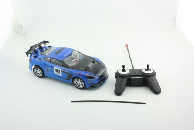 RC auto 1:18 závoďák modrý - obrázek 1