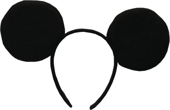 Mickey Mouse: čelenka - plyšové uši - obrázek 1