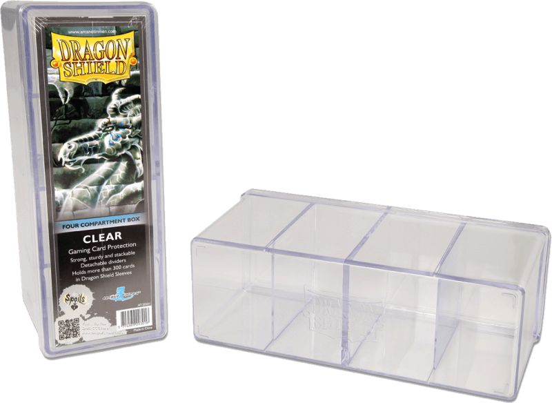 Dragon Shield Krabička Dragon Shield - 4 Compartment Storage Box - Clear - obrázek 1
