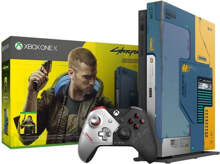 Microsoft Xbox One X 1TB, Cyberpunk 2077 Limited Edition (FMP-00253) - obrázek 1