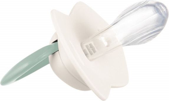 Set symetrických silikonových dudlíků 2 ks Canpol Pure Color Green 0-6 měsíců - obrázek 2