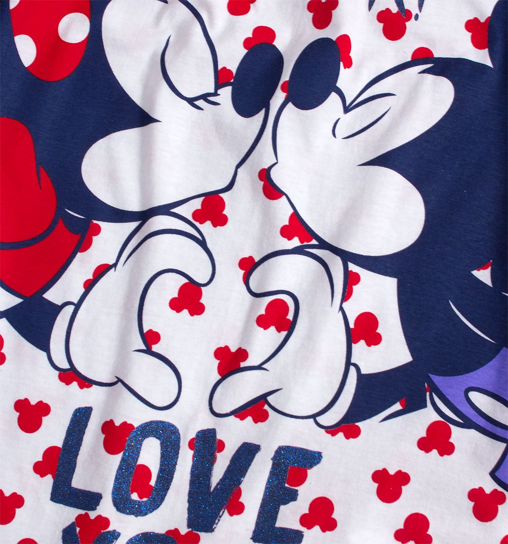 DISNEY MINNIE Dívčí noční košile DISENY MINNIE LOVE YOU červený potisk Velikost: 98 - obrázek 2