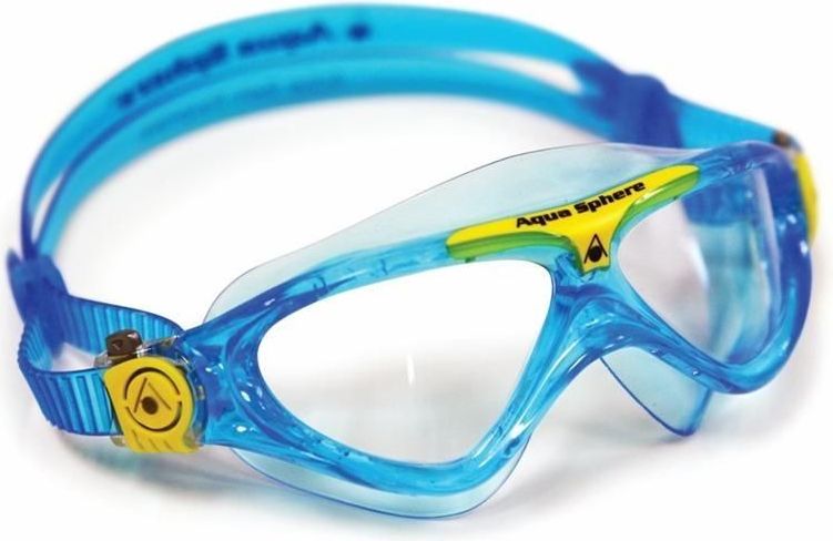 Aqua Sphere Brýle plavecké VISTA JUNIOR Aquasphere, ČIRÝ ZORNÍK-aqua/žlutá - obrázek 1