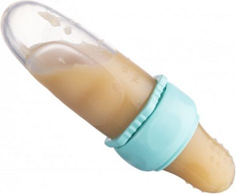 Canpol babies Silikonová krmící síťka s nádobou -tyrkysová - obrázek 5