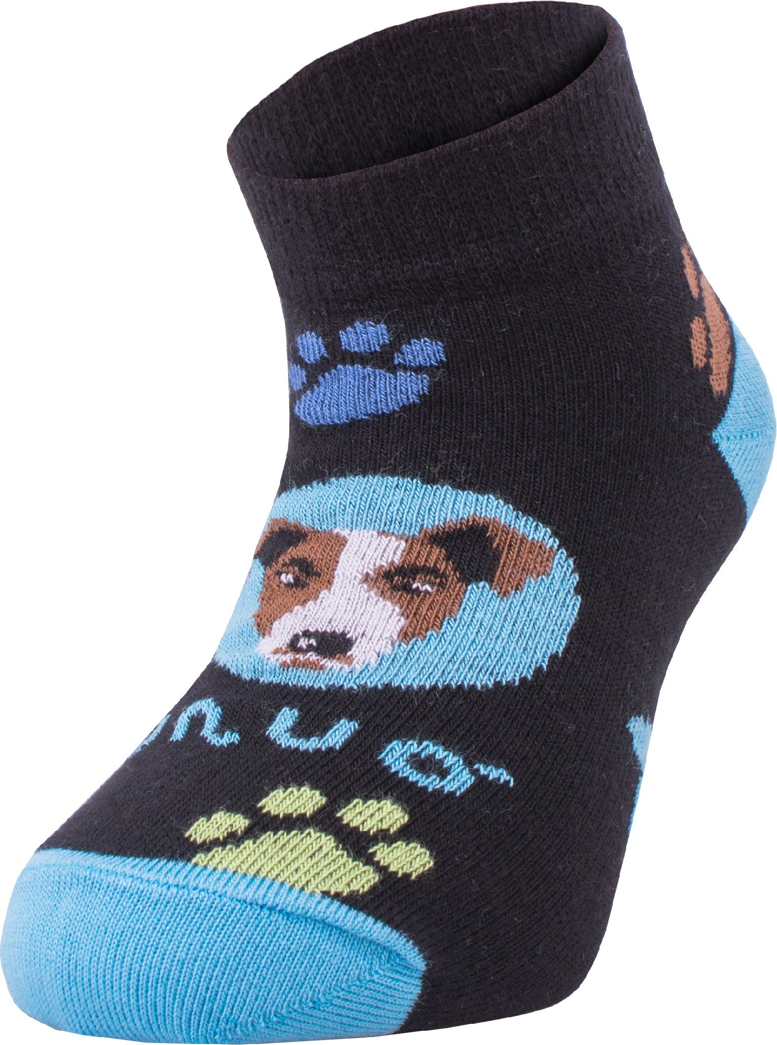 Trepon Unuo, Dětské bambusové ponožky kotníčkové, Kočka pes kluk Velikost ponožky, punčocháče, legíny (Size socks) EU: 24/27 - obrázek 1
