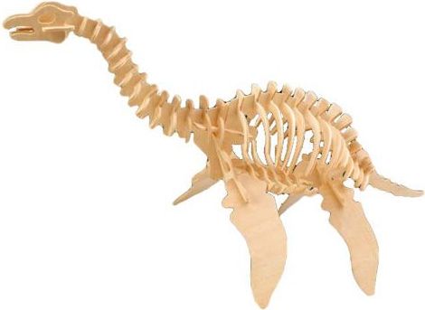 Woodcraft construction kit Woodcraft Dřevěné 3D puzzle velký Plesiosaurus - obrázek 2