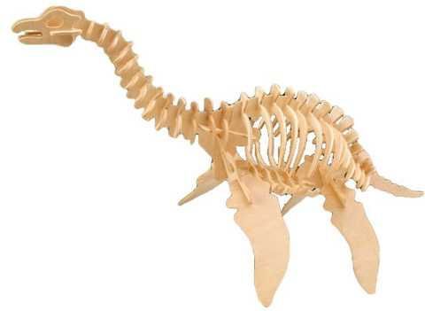 Woodcraft construction kit Woodcraft Dřevěné 3D puzzle velký Plesiosaurus - obrázek 1