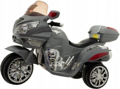 Euro Baby Akumulatorový motocykl - Šedý - obrázek 1