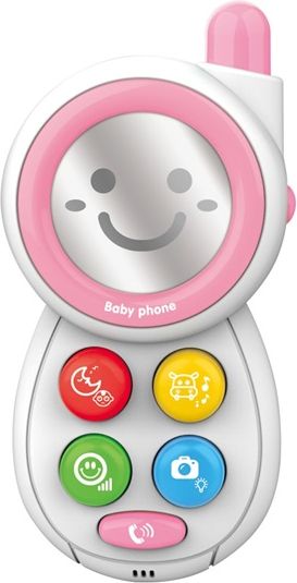 BAYO | Nezařazeno | Dětský telefónek se zvuky BAYO pink | Růžová | - obrázek 1