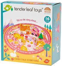 Tender Leaf Toys Dřevěný Zámek s podložkou na hraní - obrázek 1