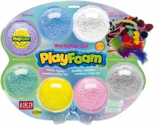 PlayFoam Boule - Worshop set -7barev+tvořivý doplněk - obrázek 3